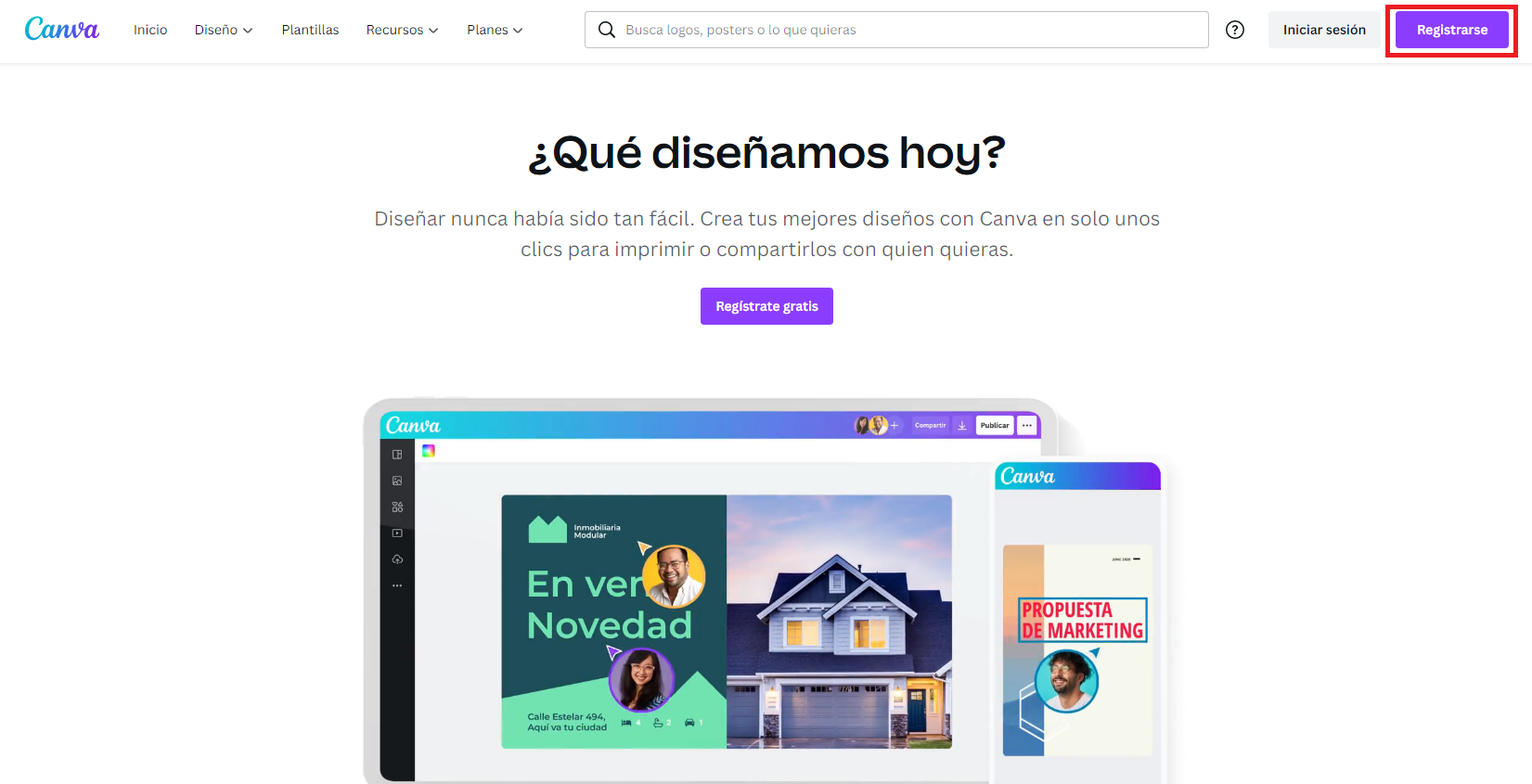 Guia rapida para el uso de Canva