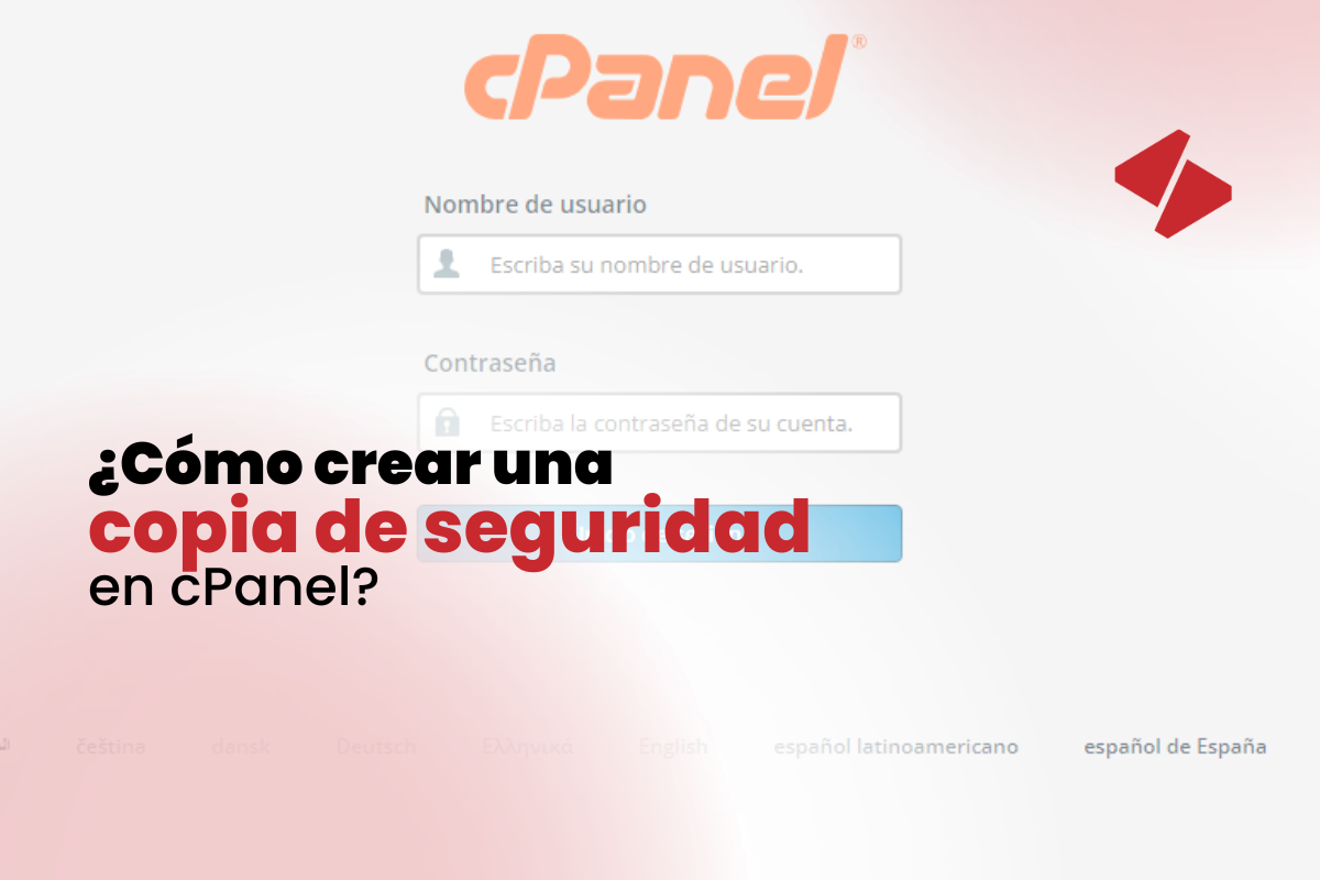 ¿Cómo crear una copia de seguridad en cPanel?