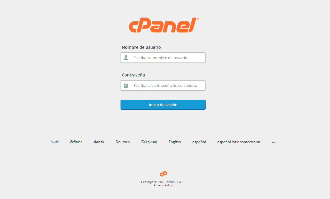 crear cuenta de correo cpanel