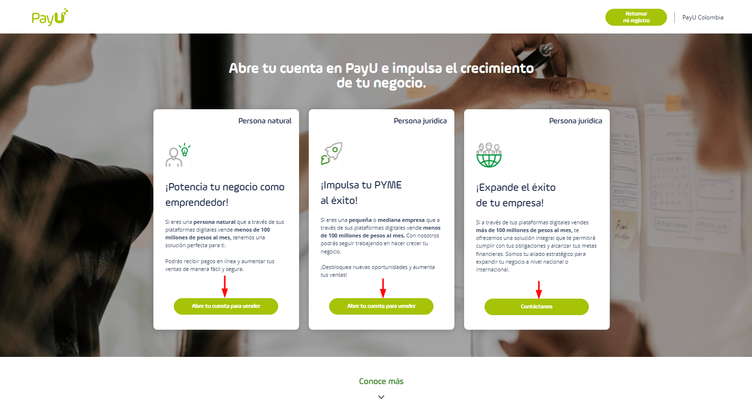 como crear una cuenta en payu