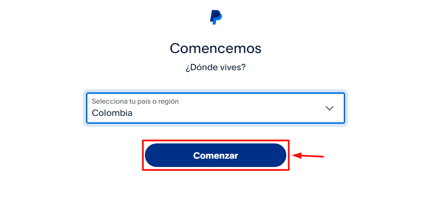 paso a paso para crear cuenta paypal