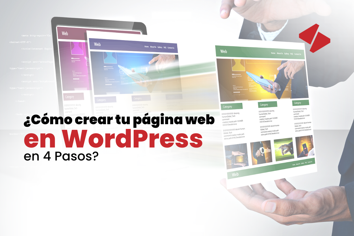 ¿Cómo crear tu página web en WordPress en 4 Pasos?