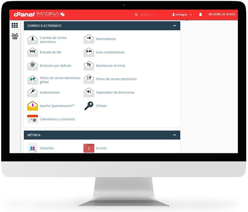 Administrador de correos electrónicos