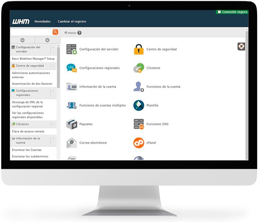 Panel de Control WHM / Revendedores