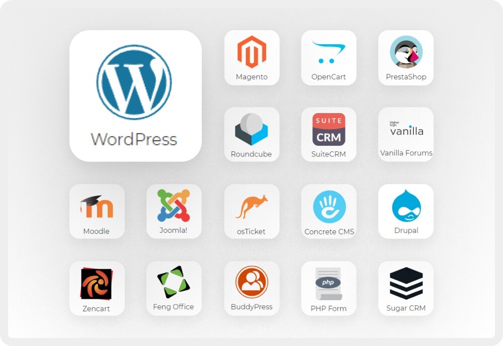 Wordpress y cientos de aplicaciones a un solo clic